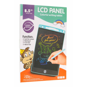 Tablet 8,5' do rysowania i pisania dla dzieci 3+ Czerwony + Rysik + Ekran LCD + Zaczep na smycz